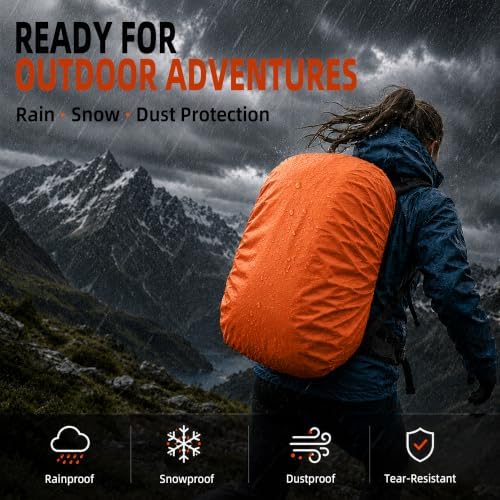 Frelaxy Waterproof Backpack Rain Cover, Pack Covers for Hiking, Travel - Image 7