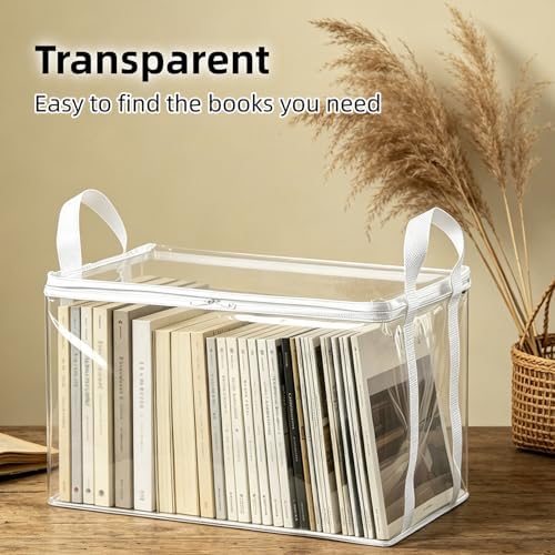 2 Pack Clear Comic Book Storage Containers, White - Image 4