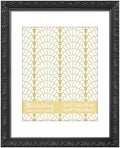 VIOLABBEY 11x14 Picture Frame Black, Ornate Vintage Photo Frame by violabbey