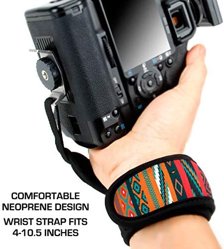 USA Gear DualGRIP Professional Grip Camera Hand Strap with Neoprene Design and Metal Plate - Compatible with Canon, Fujifilm, Nikon, Sony, and more DSLR, Mirrorless, Point & Shoot Cameras (Southwest) - Image 5