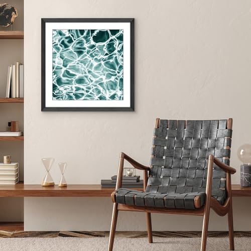 Americanflat 24x24 Poster Frame - Matted to 20x20 - Black - Image 4