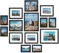 Vittanly 14 Pack Picture Frames Collage Wall Decor, Black by Vittanly