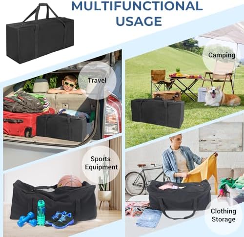 COOLBEBE 32" Sports Duffle Bag - 73L Large Travel Duffel Luggage Bag - Image 2