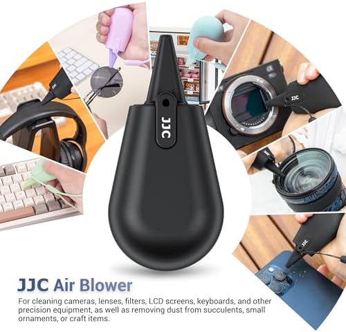 JJC Pocket-Sized Silicone Camera Dust Blower Small Lens Air Blower - Green - Image 4
