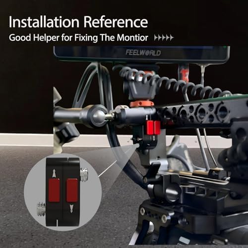 Mini Lock Quick Release Plate System, 2 Halves Split Design,Zero Play Locking with 1/4"-20 or 3/8"-16 Threads for Camera,Monitor,Tripod,Arm or Other Photography Accessories(3/8" Threaded) - Image 6
