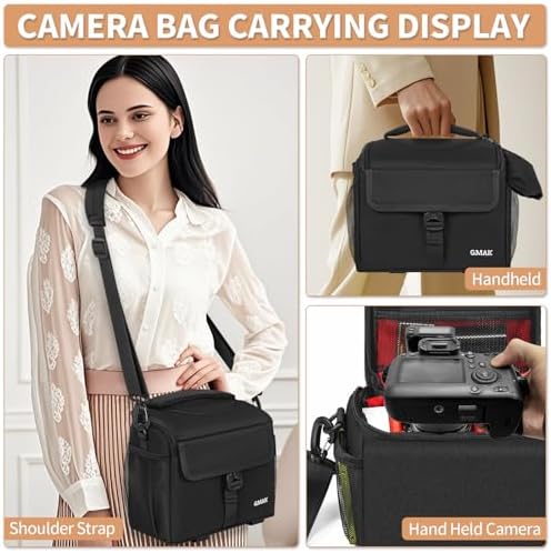 Camera Carrying Case, Camera Storage Bags Anti-Shock Crossbody Camera Case - Image 5