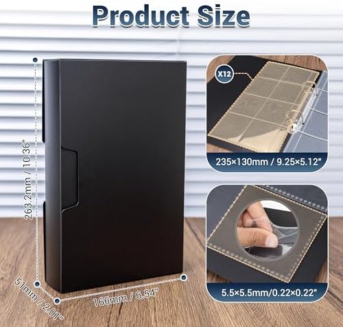 JJC 35mm Slide Storage Box for 96 Slides w/ 12 Acid-Free Pages & 48 Mounts - Image 6