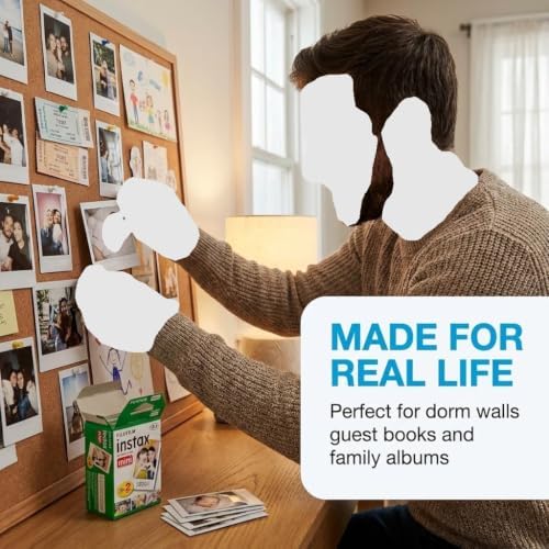 Fujifilm Instax Mini Instant Film, 100 Sheets – White Daylight ISO 800 for Instax Mini 13, 12, 11, 41 Cameras –Bundeld with The Tudak Store Microfiber Cleaning Cloth - Image 7