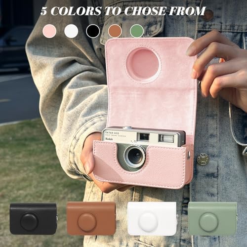 Camera Case for KODAK EKTAR H35 H35N Half Frame Film Camera, Pink - Image 6