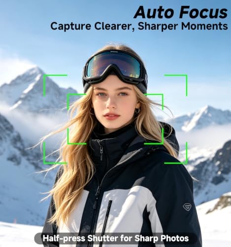 Digital Camera 4K, 44MP Autofocus Compact Digital Camera, 64GB, 2 Batteries - Image 5
