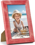 Vittanly 4x6 Picture Frame Made of Solid Wood for Wall Mount or Tabletop by Vittanly