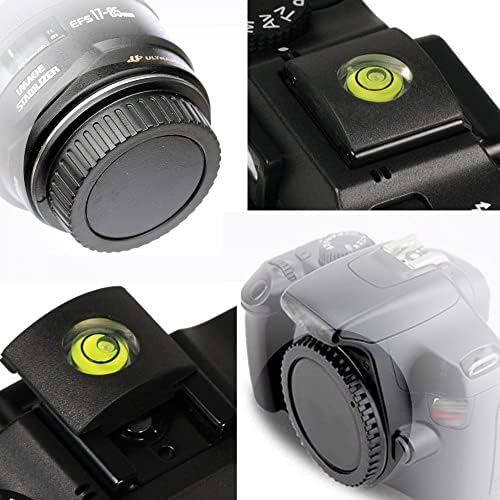 Rear Lens Cap and Front Body Cap for Canon EF DSLR-2Sets - Image 2