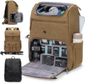 RAINSMORE Camera Backpack, DSLR SLR Mirrorless Camera Bag for Photographer by RAINSMORE