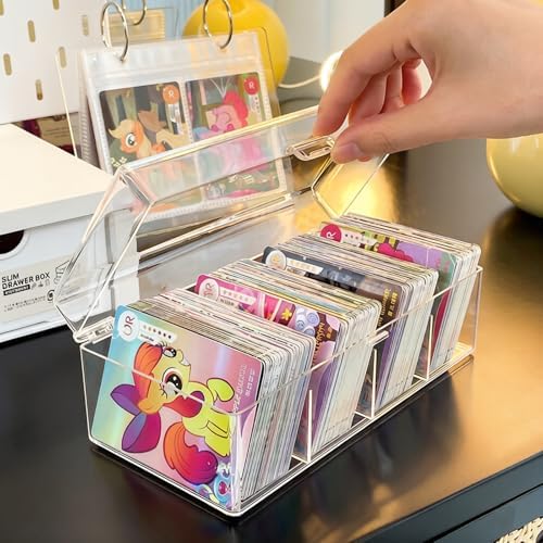 2x3 Photo Storage Box Clear Acrylic Organizer for Kpop & Instax Mini by Unknown