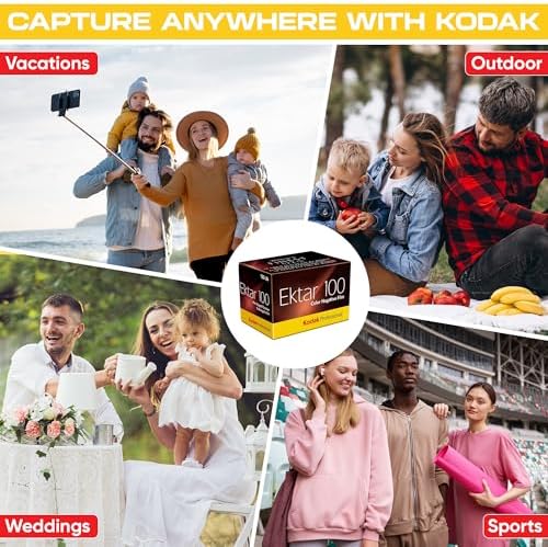 Kodak Ektar 100 35mm Film 2-Pack – ISO 100, 36 Exposure Color Film for 35mm Film Camera – Includes Balveli Premium Microfiber Cloth - Image 2