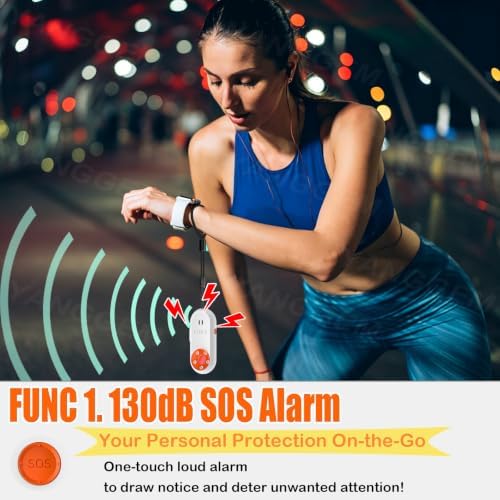 3-in-1 Travel Safety Alarm - Hotel Safety Devices with Hidden Camera Detector & Door Alarms When Opened & Self Defense Personal Safety Alarm, Portable Multifunctional Travel Safe Essentials - Image 2