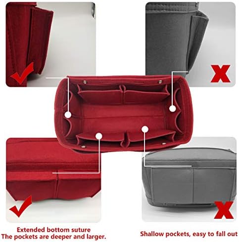 LEXSION Purse Organizer Insert Multi Pocket Bag Organizer Shaper - Image 4