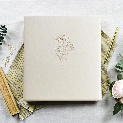 Holoary Photo Album 4x6 600 Photos 5 Pictures Per Page, 600 Pockets 4”x6” Picture Album, Linen Fabric Cover Big Picture Book for Photos, 4x6 Photo Albums for Family Weddings Travel Memories(Beige) - Image 3