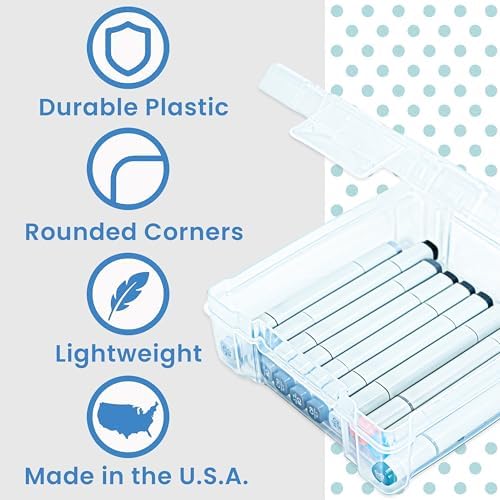 ArtBin 6953AB ClearView 6" x 6" Box Art & Craft Organizer, [1] Plastic Storage Case, Clear - Image 3