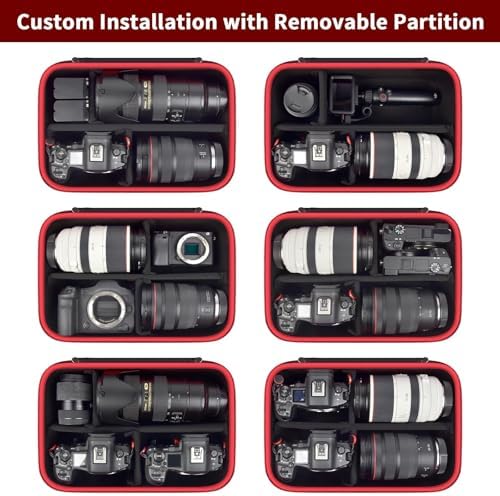 Camera Case for Canon/for Sony/for Nikon DSLR SLR Cameras, Large Capacity - Image 5