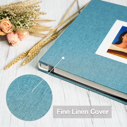 Vienrose Self Adhesive Photo Album 40 Pages for Wedding, Family, Skyblue - Image 3