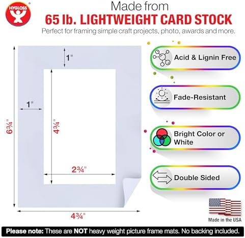 Hygloss 12 Pack Paper Picture Frames, White cardstock Photo Frame 4.75x6.75-Inch, Papers Frames to Decorate for Wedding Birthday DIY Classroom Crafts and Decorations - Image 4