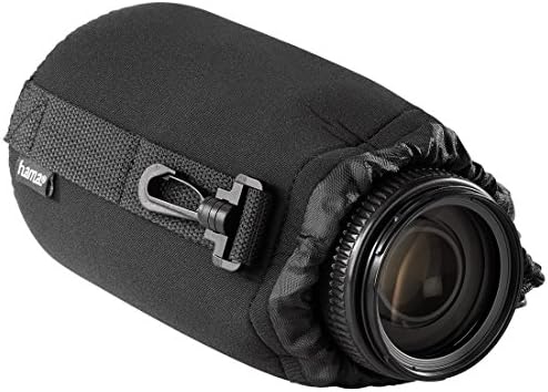 Hama 126695 | Large Neoprene Pouch for Camera Lens, Black by Hama