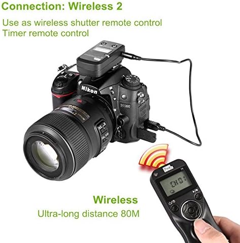 Pixel Timer Shutter Release Remote Control TW283-DC2 Remote Release for Nikon D5600 D3100 D3200 D3300 D5000 D5100 D5200 D5300 D5500 D90 D7000 D7100 D7500 D600 D610 D750 Z6 Z7 - Image 2