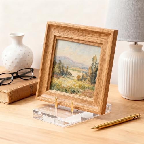 Acrylic Easel Display Stand, Adjustable Gold Peg - Image 6