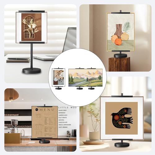 28''Adjustable Tabletop Easel Stand, Picture Easels for Display-Black - Image 7
