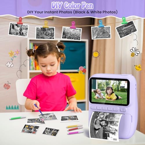 Kids Camera Instant Print, 3.0" HD 32MP Kids Camera - Image 6