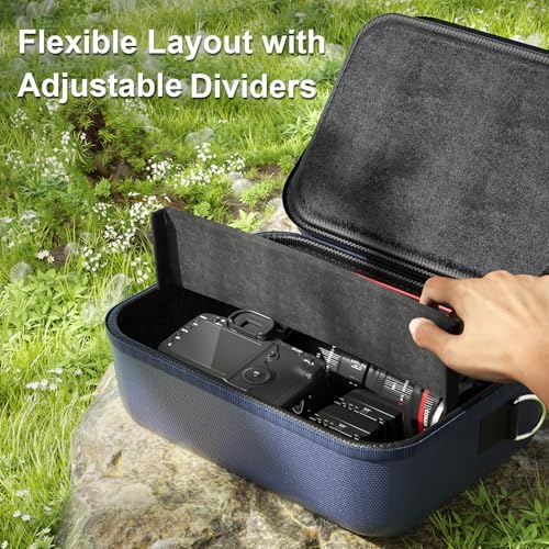 ProCase Hard Shell Camera Case for Canon Rebel T7 -Navy - Image 3