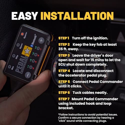 PEDAL COMMANDER for Toyota Land Cruiser 2008-2021 Throttle Response Controller - Plug-and-Play, 4 Driving Modes, App Control, Throttle Controller Upgrade, Land Cruiser TRD Parts - Image 5