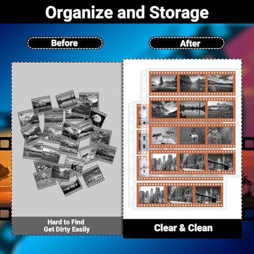 120 Film Holder 120-4, 120 Film Negative Sleeves for Film Negative Storage, Up to 480 Frames, Pack of 30 - Image 5