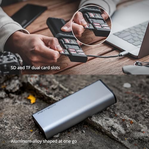 PGYTECH UHS-II SD4.0/Micro SD Card Reader Holder TF Memory Card Reader Case - Image 5