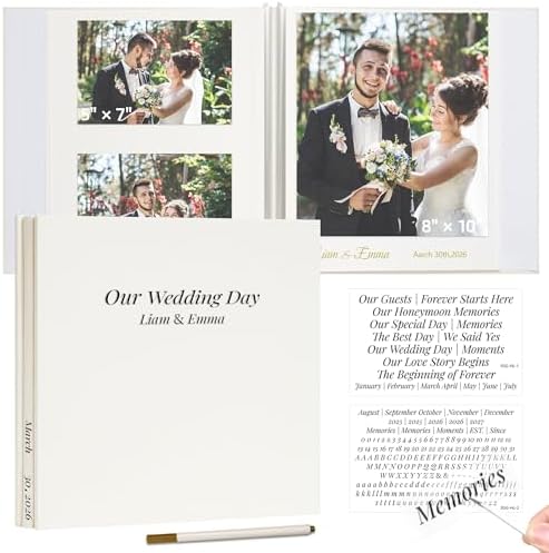 Vienrose Wedding Self Adhesive Photo Album 13.2x12.8 40 Pages by Vienrose