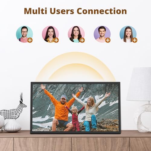 Dragon Touch Large Digital Picture Frame 32 inch Screen WiFi Digital Photo Frame Display, 64GB Storage, Auto-Rotate, Share Photos via App, Email, Cloud, Classic32 - Image 5