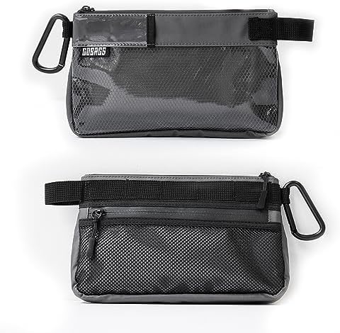 GOBAGS Production Zipper Bags - Electronics & Camera Accessories Bag - Cable organizer, Gear Accessory Pouch, Travel Camera Essentials (Small, Gray, 2 pack) - Image 4