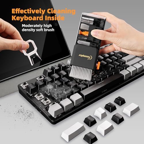 Keyboard Cleaning Kit, All-in-One Laptop & Computer Screen Cleaner, Black - Image 2