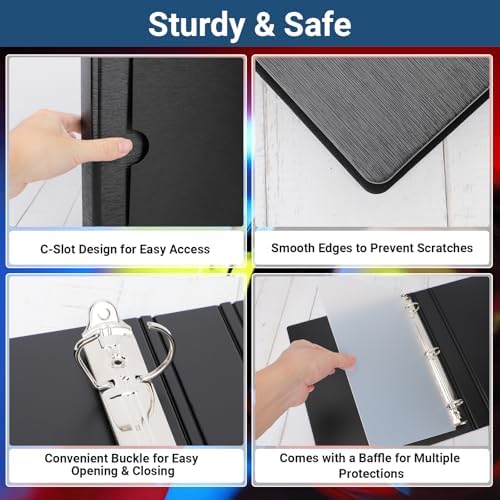 Acid Free Film Negative Binder - 3 Ring Binder with 60 Pack 35mm Negative Sleeves for Film Storage, Up to 2520 Frames, 35mm Film Holder, Film Camera Accessories - Image 5