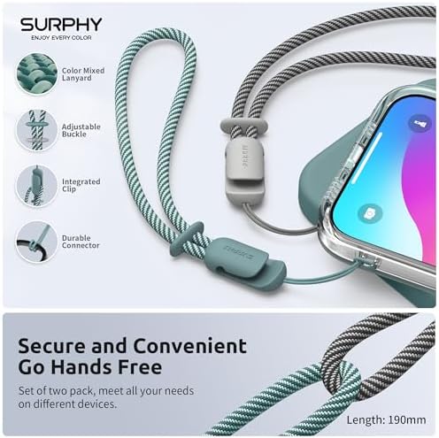SURPHY 2 Pack Phone Lanyard, Phone Wrist Strap for Case, Camera Wrist Strap - Image 4