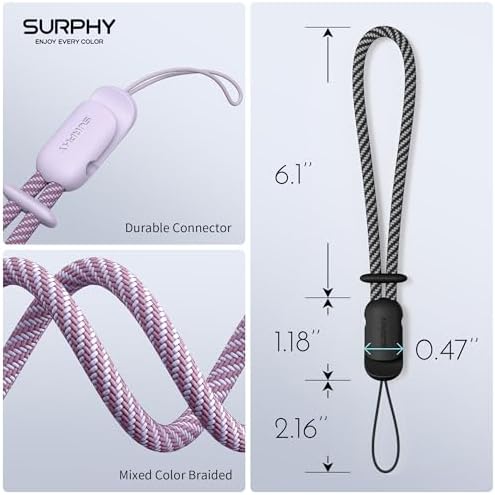 SURPHY 2 Pack Phone Lanyard, Phone Wrist Strap for Case, Camera Wrist Strap - Image 6