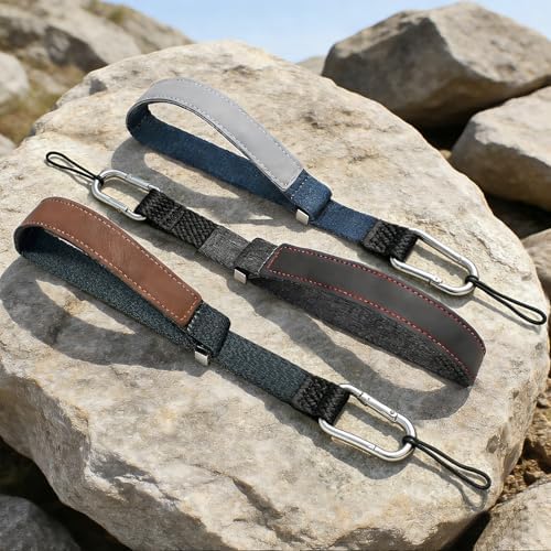 Camera Wrist Strap, Leather Camera Hand Strap for Photographer, Adjustable Soft Strap - Image 6
