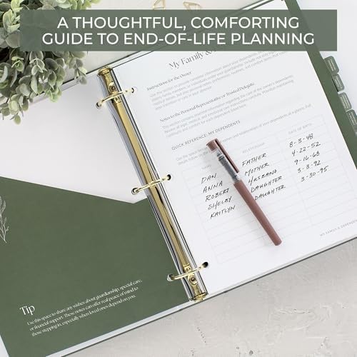 Thoughtful End-of-Life Planner Binder - Organizer for Final Wishes & Estate - Image 3