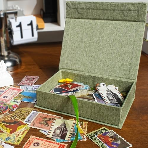 Photo Storage Box 5x7, Keepsake Box - Grassgreen - Image 3