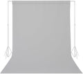 TRLYC Gray Photography Backdrops 8x10 FT Seamless Background for Studio | Gray Backdrop for Photoshoot Video Backgrounds Screen Party Wrinkle-free Polyester Non-Glare Rod Pocket Easy Setup by TRLYC