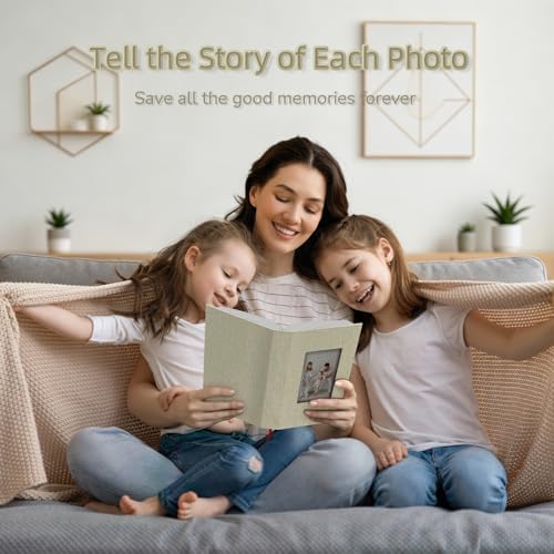 popotop Photo Album 4x6-300 Photos Linen Cover Photo Books with 300 Horizontal Pockets,Slip-in Picture Albums for Family Wedding Anniversary Baby Vacation Pictures - Image 6