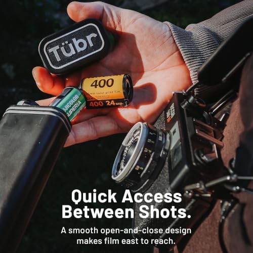 TUBR Gordo 35mm Film Case - Airtight Dual Chamber for 6 Rolls - Raven - Image 5