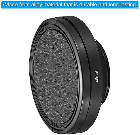 PATIKIL 46mm Lens Hood, Wide Angle Matte Surface Anti-Reflective Inside Hood with Cap and Cleaning Cloth for Camera Lens, Black for Nikon, for Fujifilm, for Pentax, for Leica - Image 4