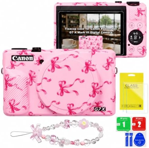Camera Case for Canon G7X Mark III Cute Pattern case by Tizaczp